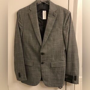New Banana Republic Men’s Slim Fit Poly Blend Blazer 36R 36 Regular Suit Jacket
